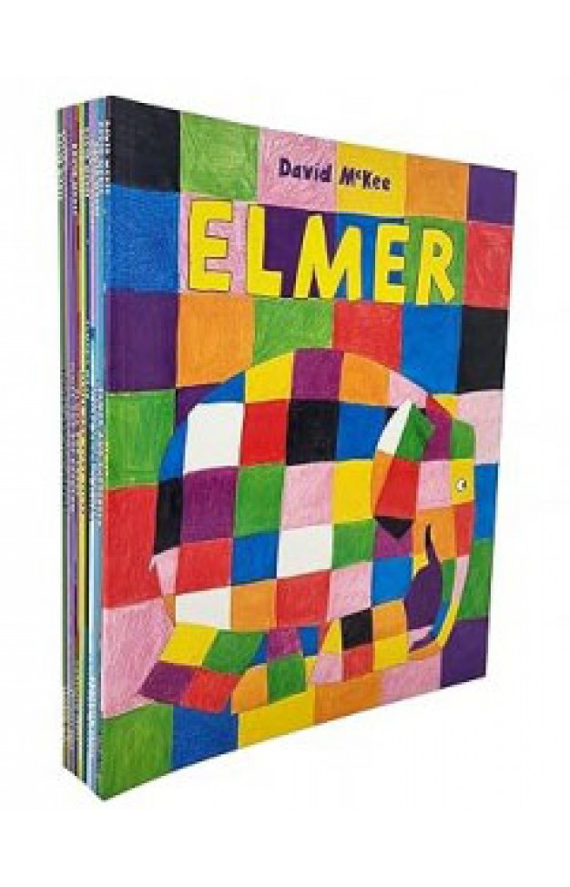 Elmer 10 Book Pack Elmer Elmer and the Butterfly Elmer and the Monster Elmer and the Flood Elmers Walk Elmer and Aunt Zelda Elmer and Snake Elmer and the Rainbow Elmer and the Whales Elmer and the Hippos 
